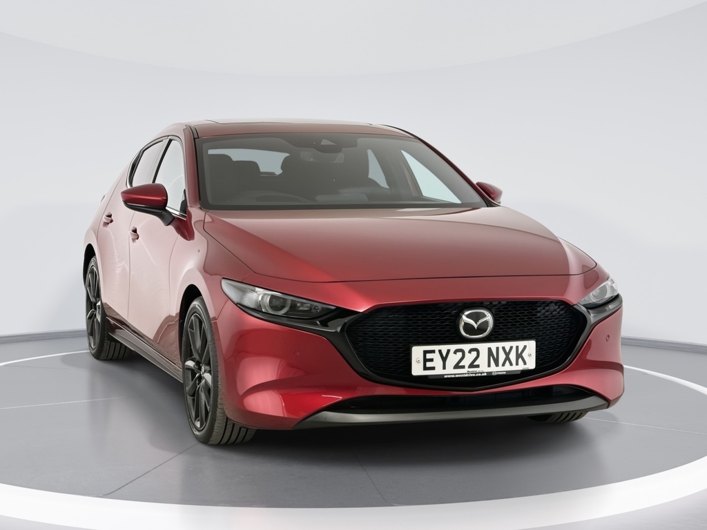 Mazda 3 2.0 E-skyactiv X Mhev 186 Sport Lux Red