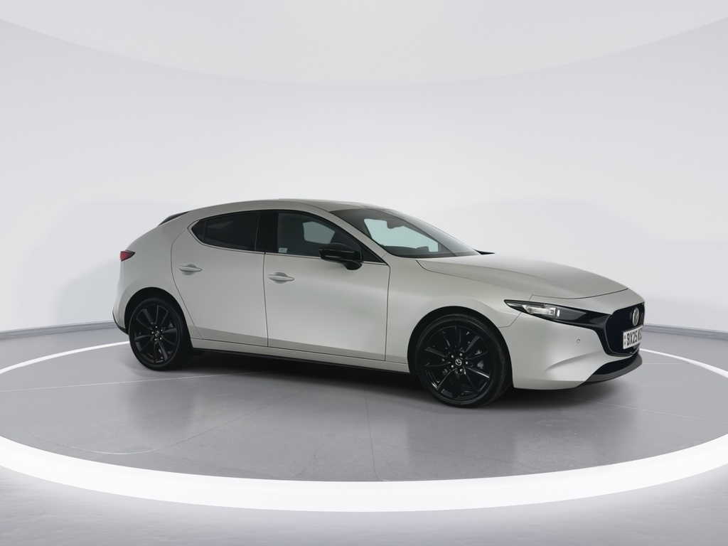 Mazda 3 2.0 E-skyactiv X Mhev 186 Homura Sun BX25WSD White #2