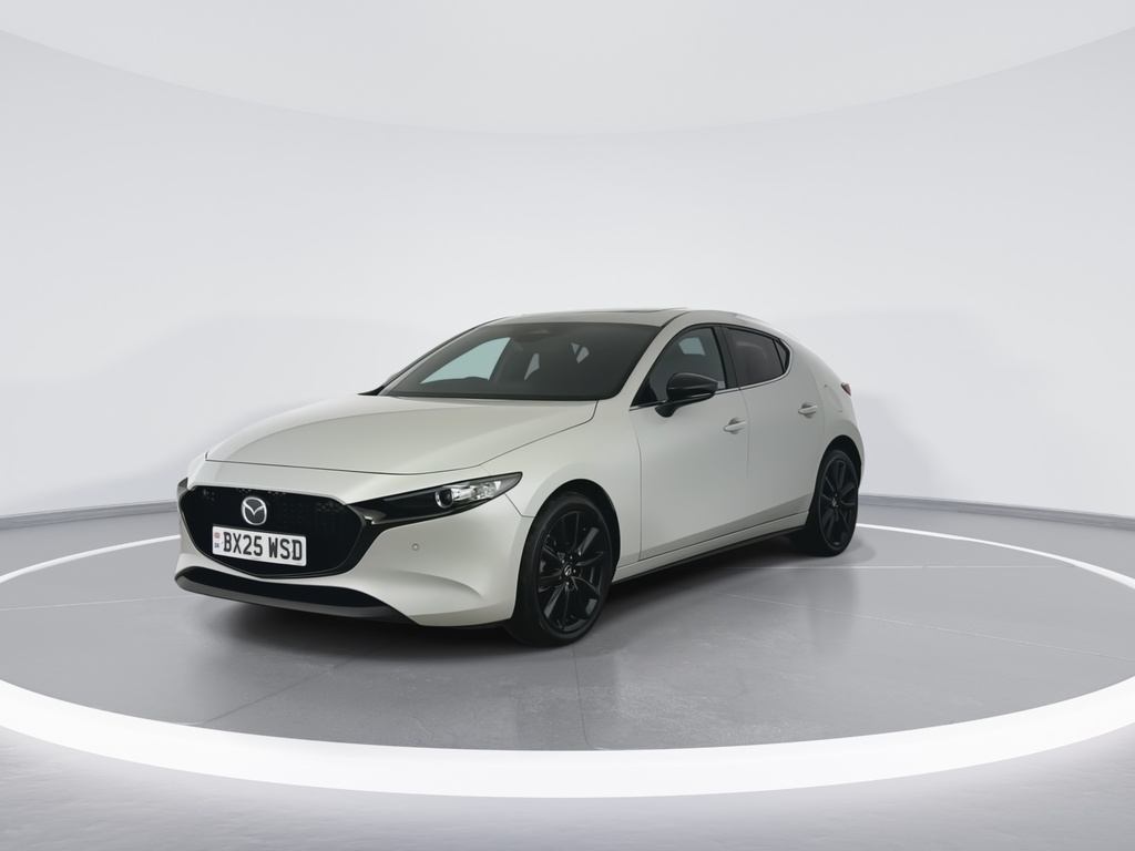 Mazda 3 2.0 E-skyactiv X Mhev 186 Homura Sun BX25WSD White #4