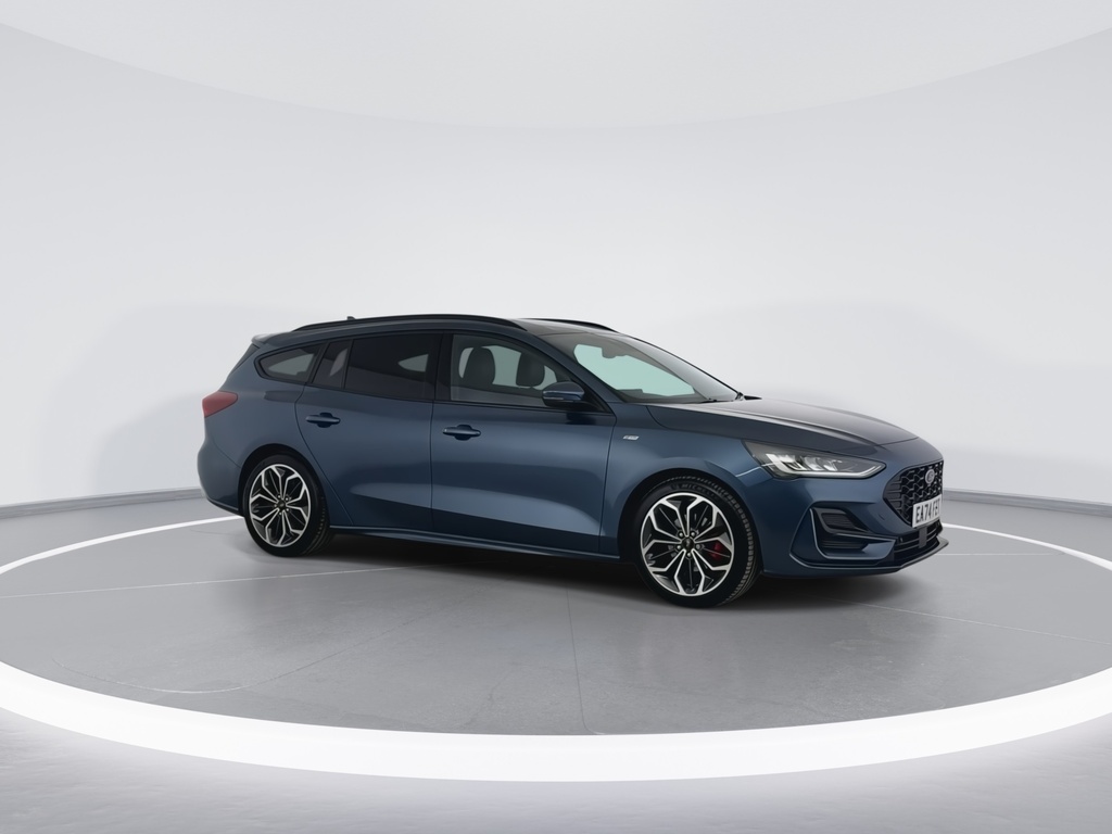 Ford Focus 1.0 Ecoboost Hybrid Mhev 155 St-line X EA74FZT Blue #2