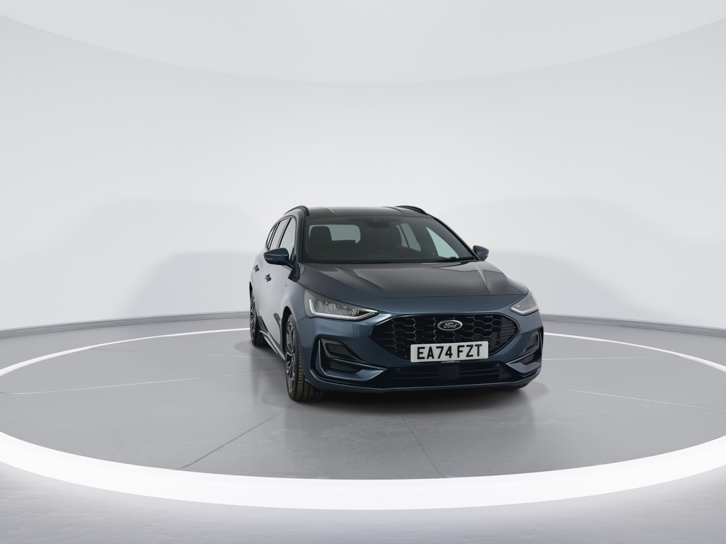 Ford Focus 1.0 Ecoboost Hybrid Mhev 155 St-line X EA74FZT Blue #3