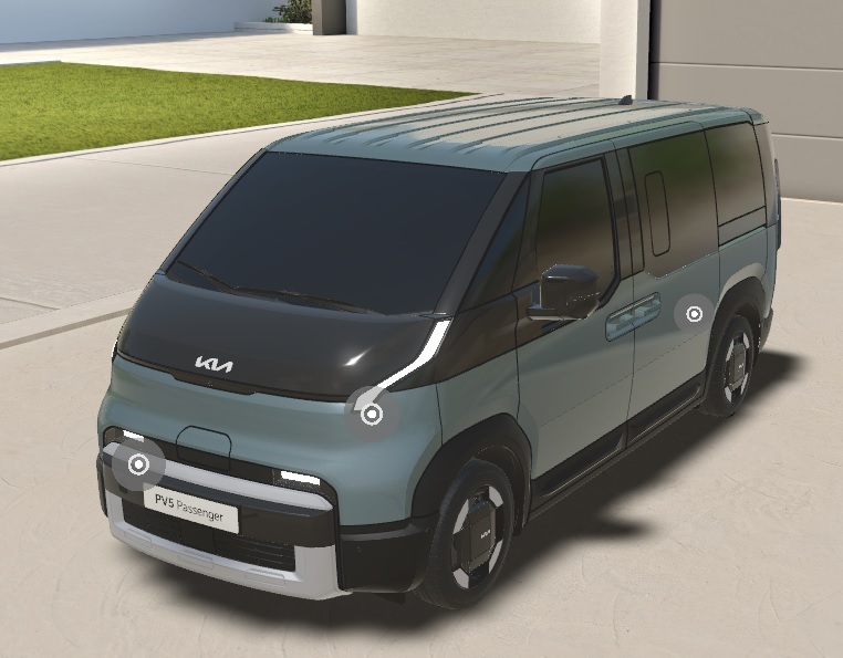 Kia PV5 Passenger 71.2Kwh Long Range Plus Grey