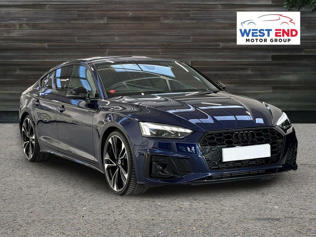 Audi A5 2.0 Tfsi 35 Black Edition Sportback S Tronic Euro Blue