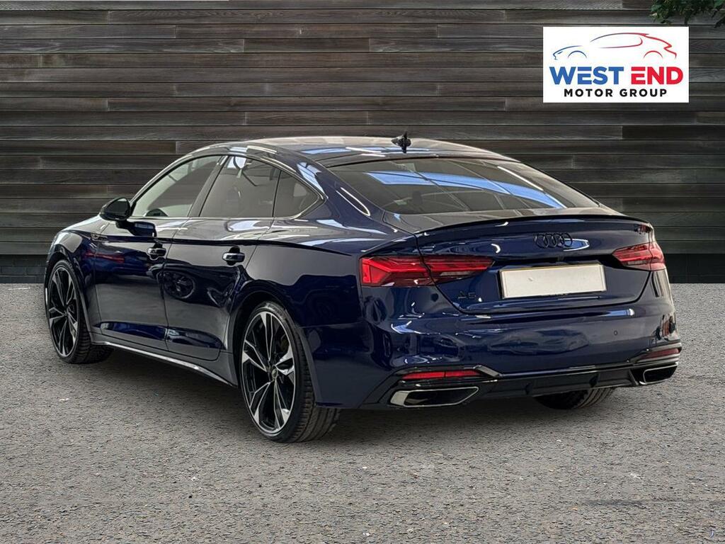 Audi A5 2.0 Tfsi 35 Black Edition Sportback S Tronic Euro LS73SVO Blue #3
