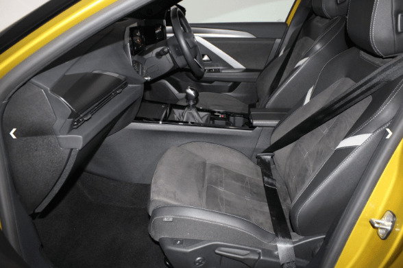 Vauxhall Astra 1.2 Turbo Ultimate Hatchback Eur ND74YMY Yellow #2