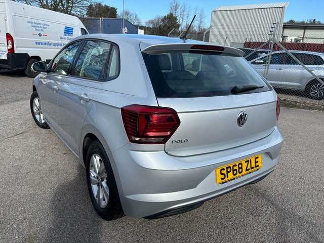 Volkswagen Polo 1.0 Se Hatchback Euro 6 S S 6 SP68ZLE Silver #4