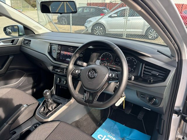 Volkswagen Polo 1.0 Se Hatchback Euro 6 S S 6 SP68ZLE Silver #2