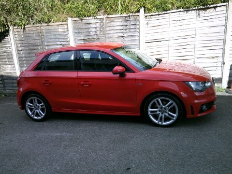 Audi A1 2014 14 Sportback NX14NWR Red #4