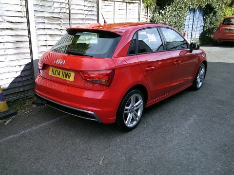 Audi A1 2014 14 Sportback NX14NWR Red #2