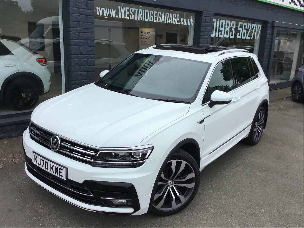 Volkswagen Tiguan Tdi R-line Tech Suv White #2