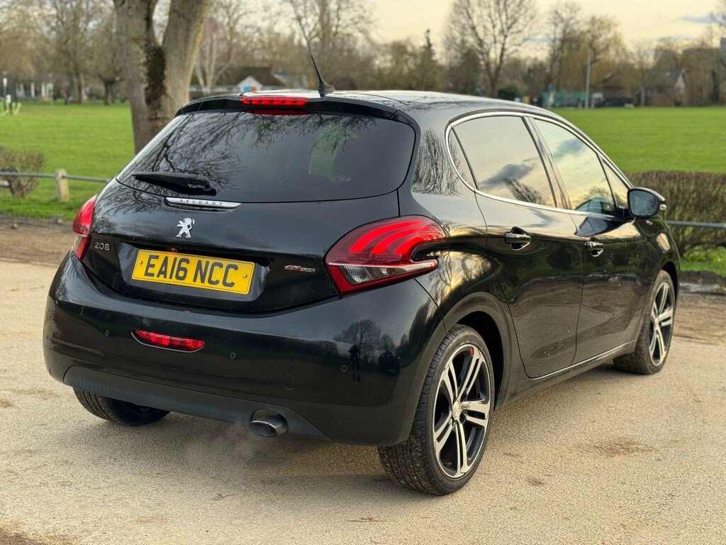 Peugeot 208 1.2 Puretech Gt Line Euro 6 Ss EA16NCC Black #3