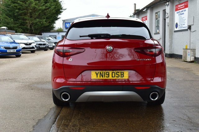 Alfa Romeo Stelvio 2.2 Td Milano Edizione Suv Q4 Awd YN19OSB Red #6