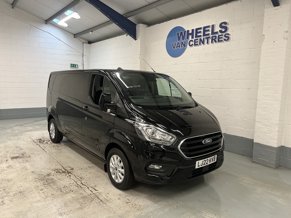 Ford Transit Custom 2.0 300 Ecoblue Limited Panel Van Manua LJ22KVB Black #6