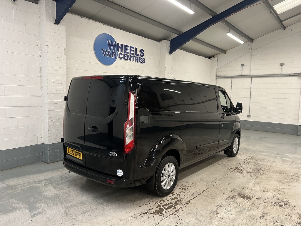 Ford Transit Custom 2.0 300 Ecoblue Limited Panel Van Manua LJ22KVB Black #4