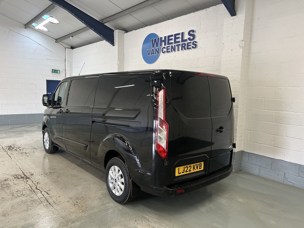 Ford Transit Custom 2.0 300 Ecoblue Limited Panel Van Manua LJ22KVB Black #2