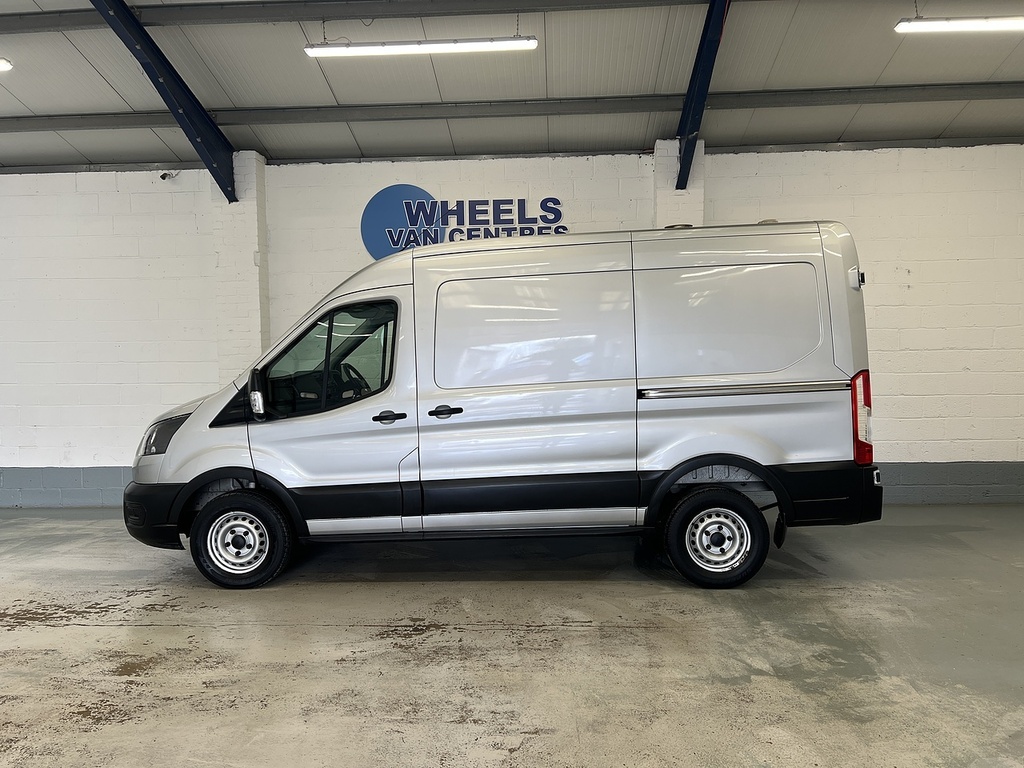 Ford Transit Custom 2.0 350 Ecoblue Leader Panel Van SN21LZW Silver #2