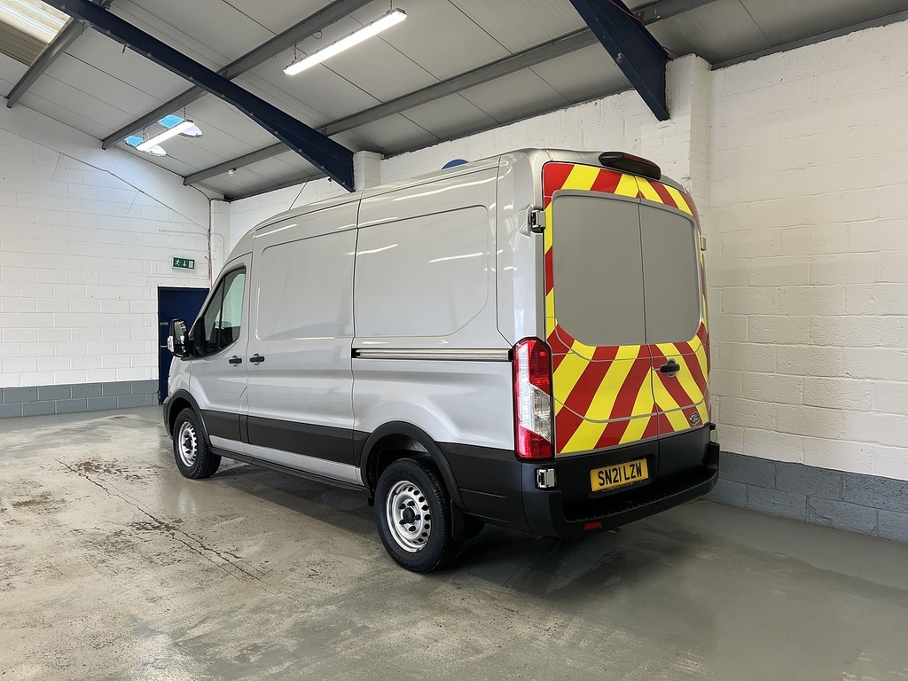 Ford Transit Custom 2.0 350 Ecoblue Leader Panel Van SN21LZW Silver #3