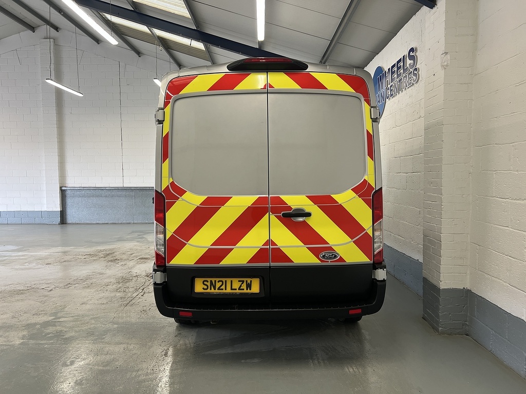 Ford Transit Custom 2.0 350 Ecoblue Leader Panel Van SN21LZW Silver #4