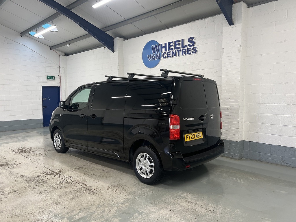 Vauxhall Vivaro 2.0 Turbo D 3100 Sportive Panel Van 6Dr Man FY23MSU Black #3