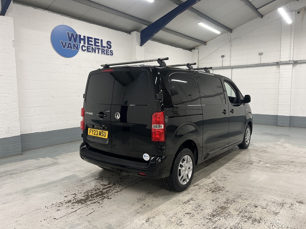 Vauxhall Vivaro 2.0 Turbo D 3100 Sportive Panel Van 6Dr Man FY23MSU Black #5