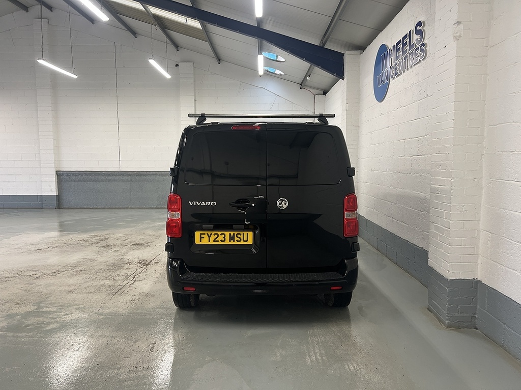 Vauxhall Vivaro 2.0 Turbo D 3100 Sportive Panel Van 6Dr Man FY23MSU Black #4