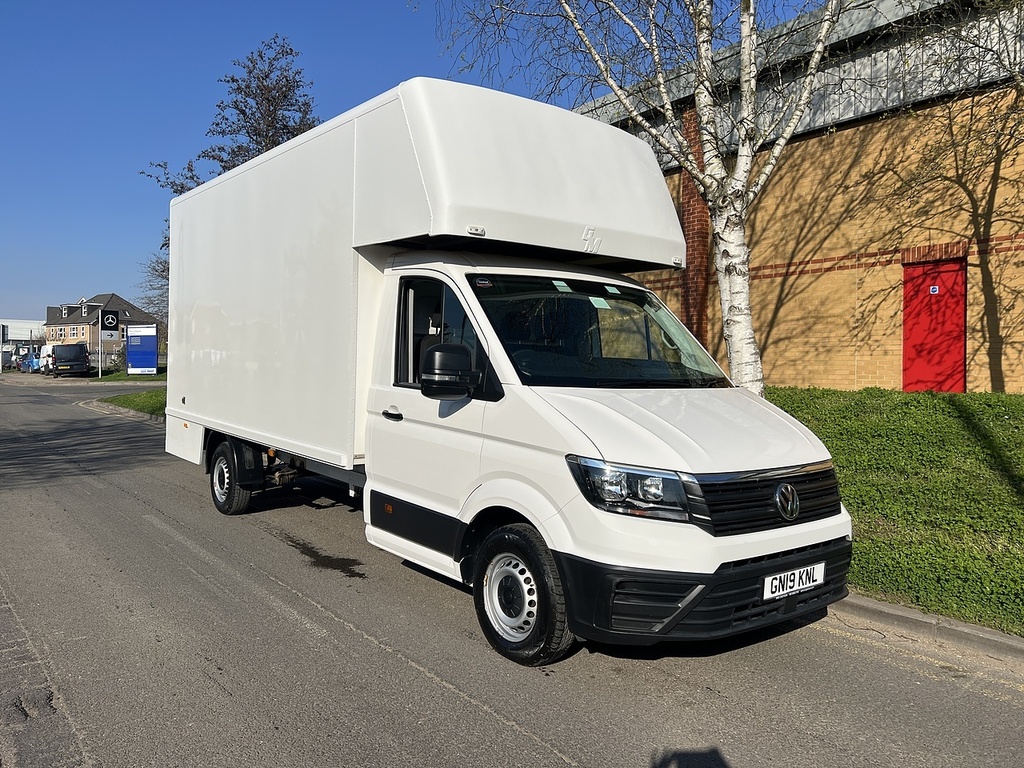 Volkswagen Crafter Tdi Cr35 Startline 2.0 Luton GN19KNL White #6