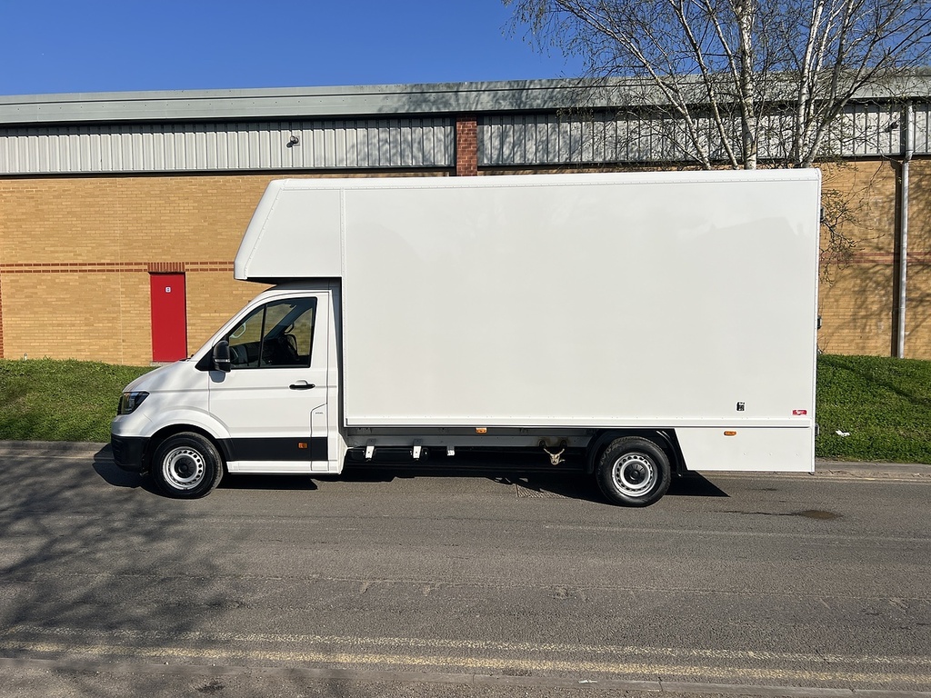 Volkswagen Crafter Tdi Cr35 Startline 2.0 Luton GN19KNL White #2