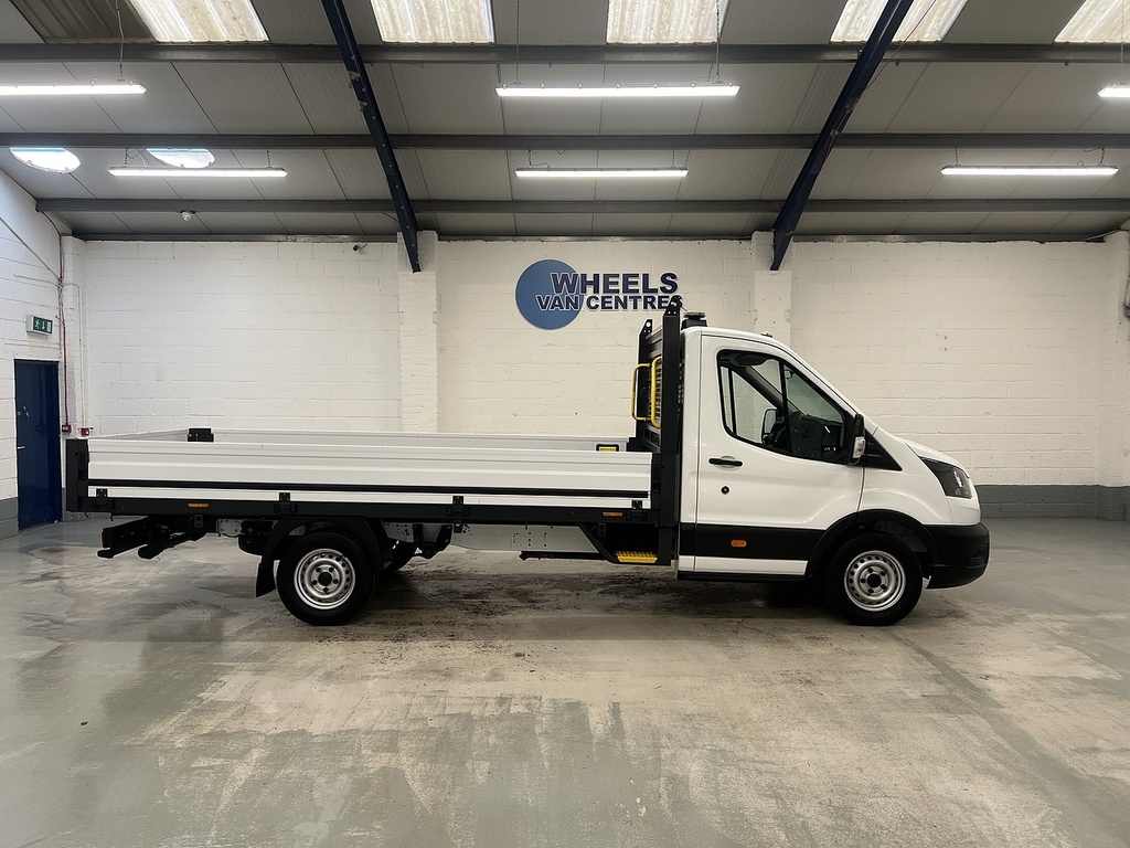 Ford Transit Custom 350 Ecoblue Leader 2.0 L4dropside Dies LL71WOD White #6