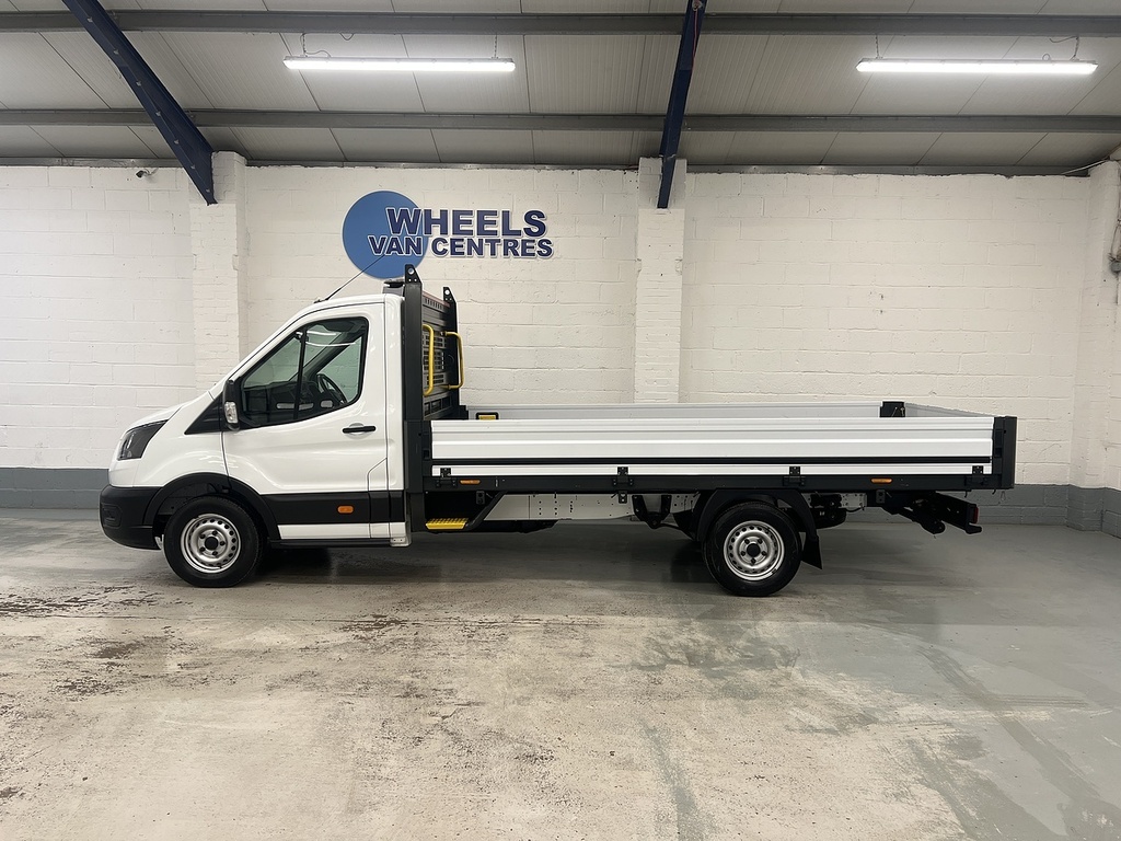 Ford Transit Custom 350 Ecoblue Leader 2.0 L4dropside Dies LL71WOD White #2