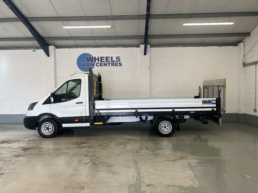Ford Transit Custom 350 Ecoblue Leader 2.0 L4dropside Dies LL22KDO White #2