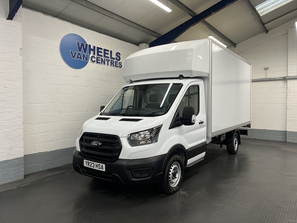 Ford Transit Custom 2.0 350 Ecoblue Leader Luton Van YR23HSA White