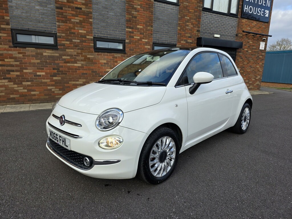 Fiat 500 Hatchback 1.2 500 My16 1.2 69Hp Lounge My16 2016 MD66FHL White #2