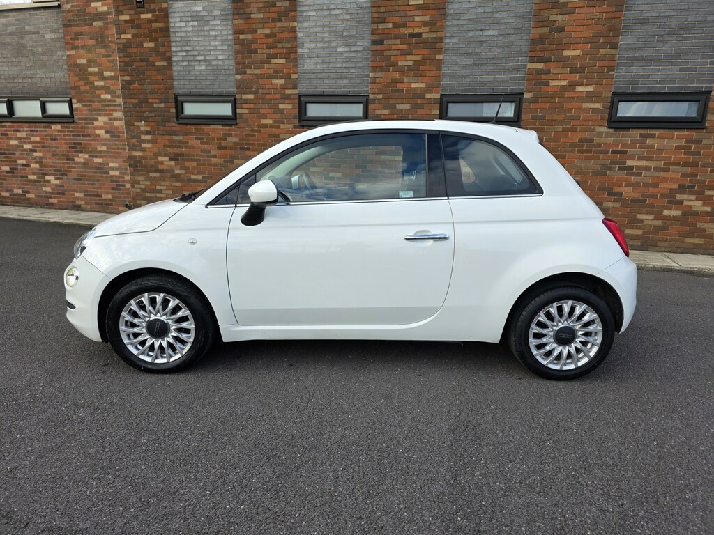 Fiat 500 Hatchback 1.2 500 My16 1.2 69Hp Lounge My16 2016 MD66FHL White #4