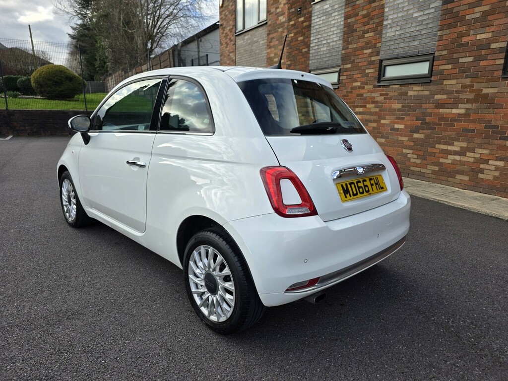 Fiat 500 Hatchback 1.2 500 My16 1.2 69Hp Lounge My16 2016 MD66FHL White #6