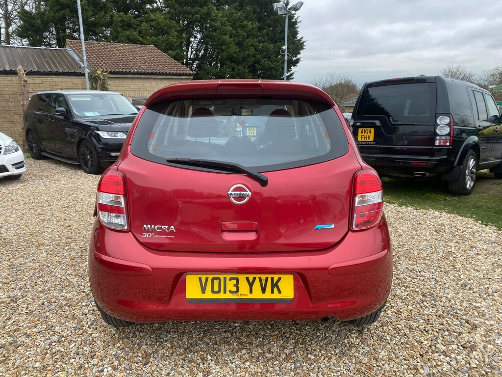 Nissan Micra Hatchback 1.2 12V Visia 2013 Red #6