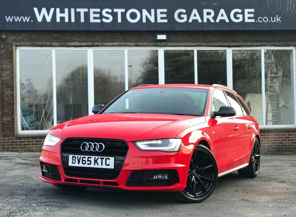 Audi A4 Avant 2L Black Edition BV65KTC Red #3