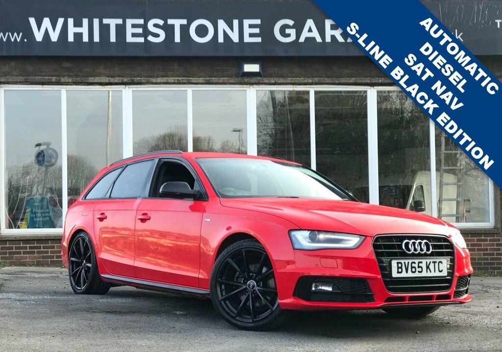 Audi A4 Avant 2L Black Edition Red