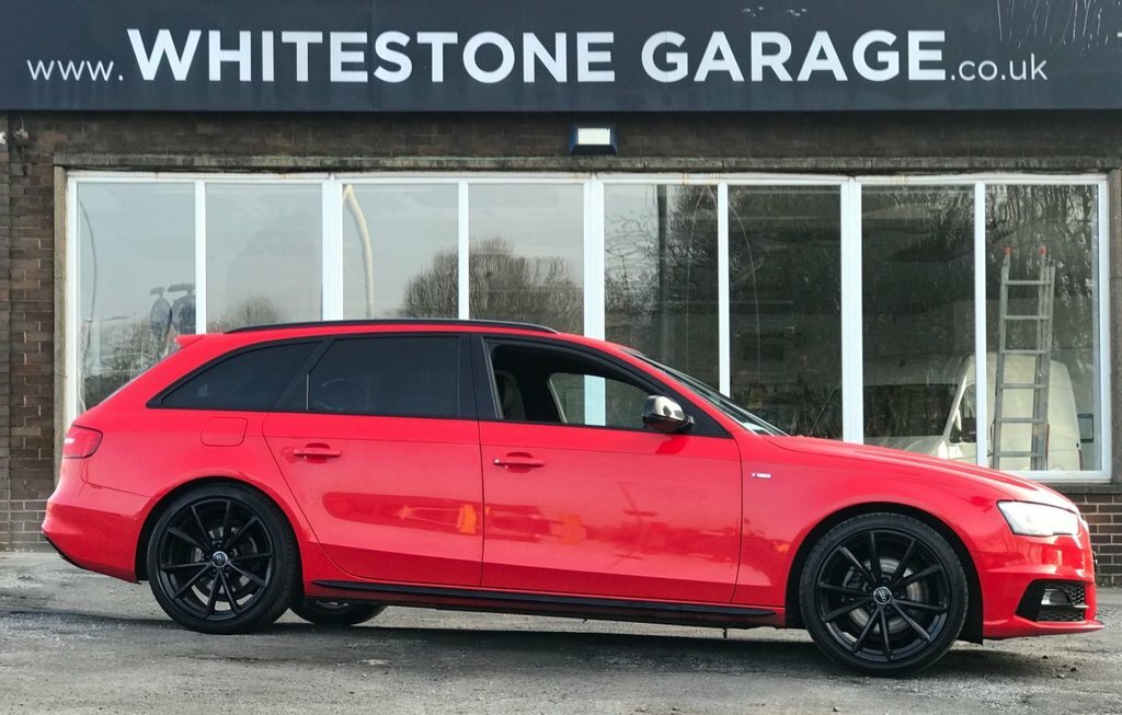 Audi A4 Avant 2L Black Edition BV65KTC Red #4