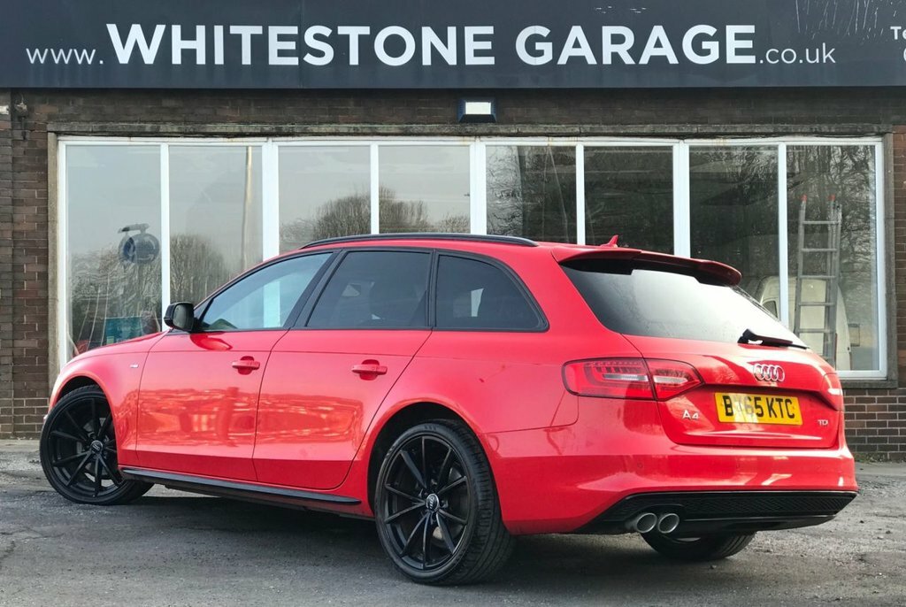 Audi A4 Avant 2L Black Edition BV65KTC Red #6