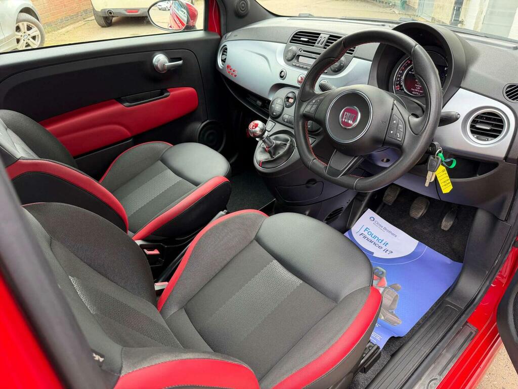 Fiat 500 Hatchback 0.9 Twinair S Euro 6 Ss 201414 Red #2