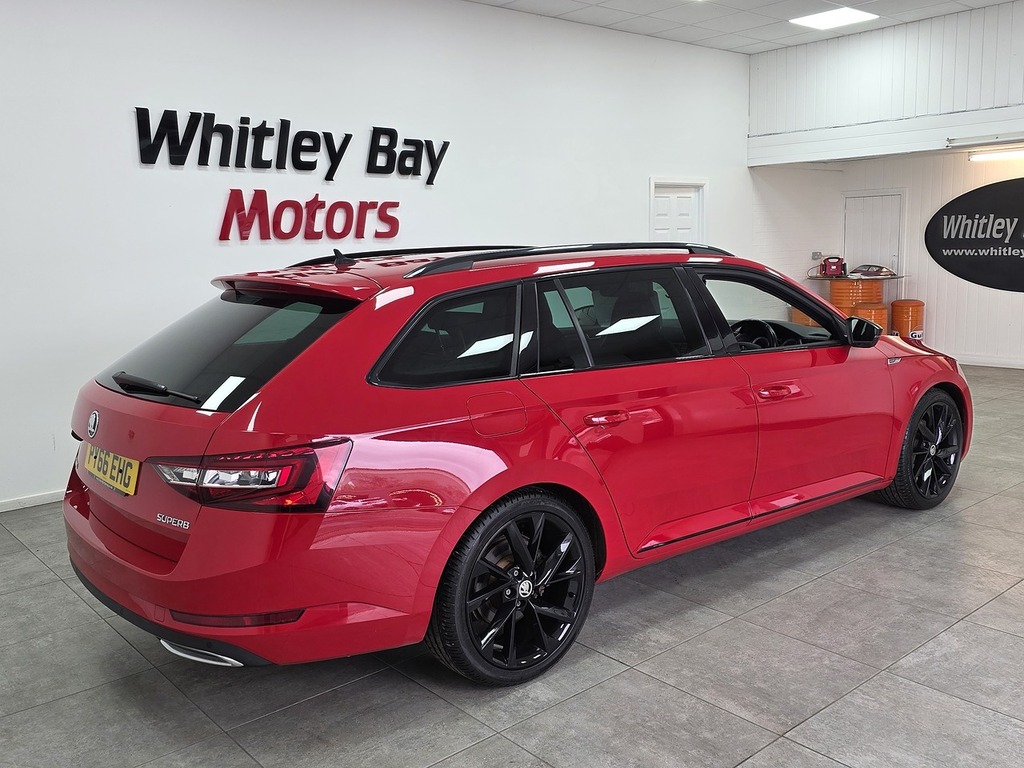 Skoda Superb Tdi Sportline Red #3