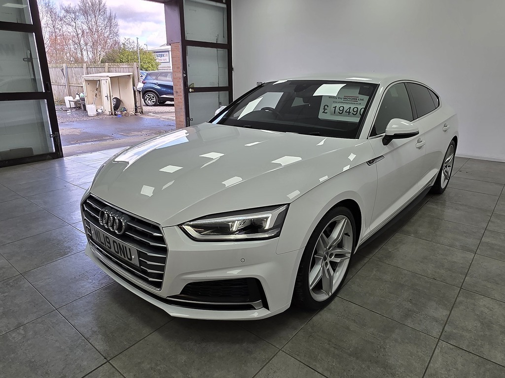 Audi A5 Tdi S Line ML19ONU White #6