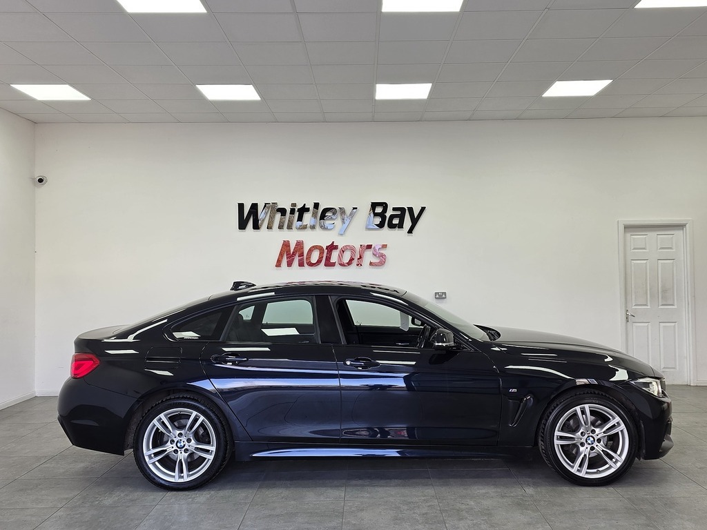 BMW 4 Series Gran Coupe 420D M Sport FD68HHX Black #2
