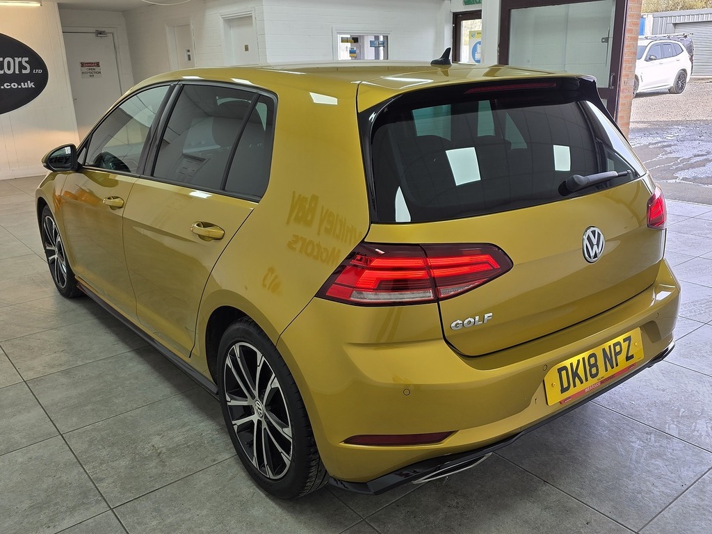 Volkswagen Golf Tdi R-line DK18NPZ Yellow #5