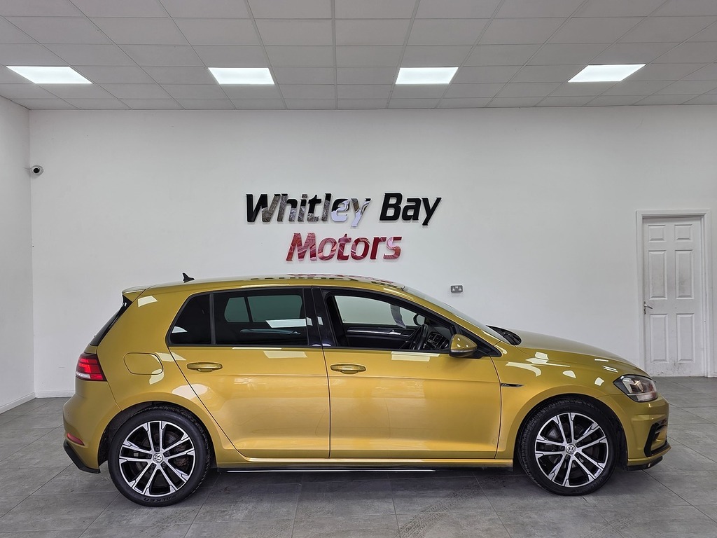 Volkswagen Golf Tdi R-line DK18NPZ Yellow #2