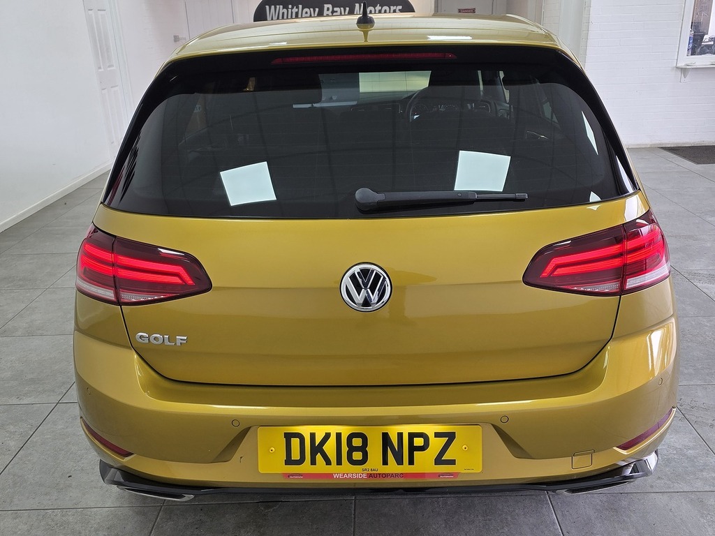 Volkswagen Golf Tdi R-line DK18NPZ Yellow #4
