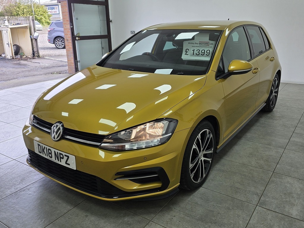 Volkswagen Golf Tdi R-line DK18NPZ Yellow #6