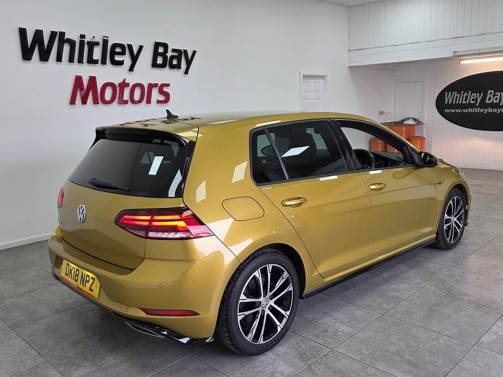 Volkswagen Golf Tdi R-line DK18NPZ Yellow #3