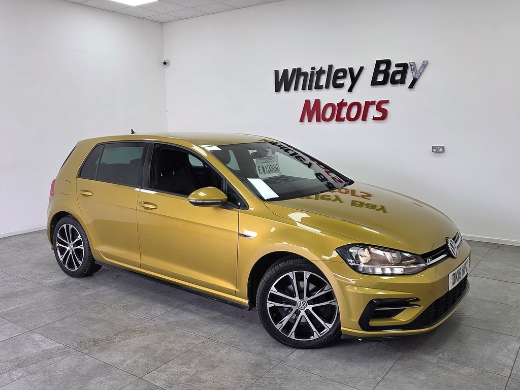 Volkswagen Golf Tdi R-line Yellow
