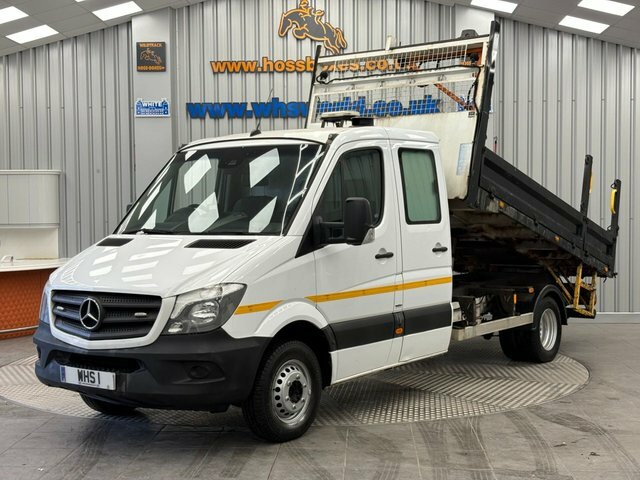 Mercedes-Benz Sprinter 2016 2.1 Cdi 140 Bhp 514 L2 Dcab Tipper Rwd Manua White #3